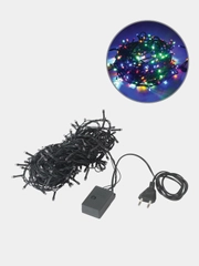 Электрогирлянда-нить комнатная "Стандарт", 5 м, 100 LED, мультицветная, 220 V, 591099