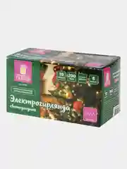 Электрогирлянда-нить комнатная "Стандарт", 5 м, 100 LED, мультицветная, 220 V, 591099