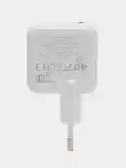 Белый зарядное устройство для iPhone и Android Hoco C112A, с быстрой зарядкой PD 30W, QC 3.0
