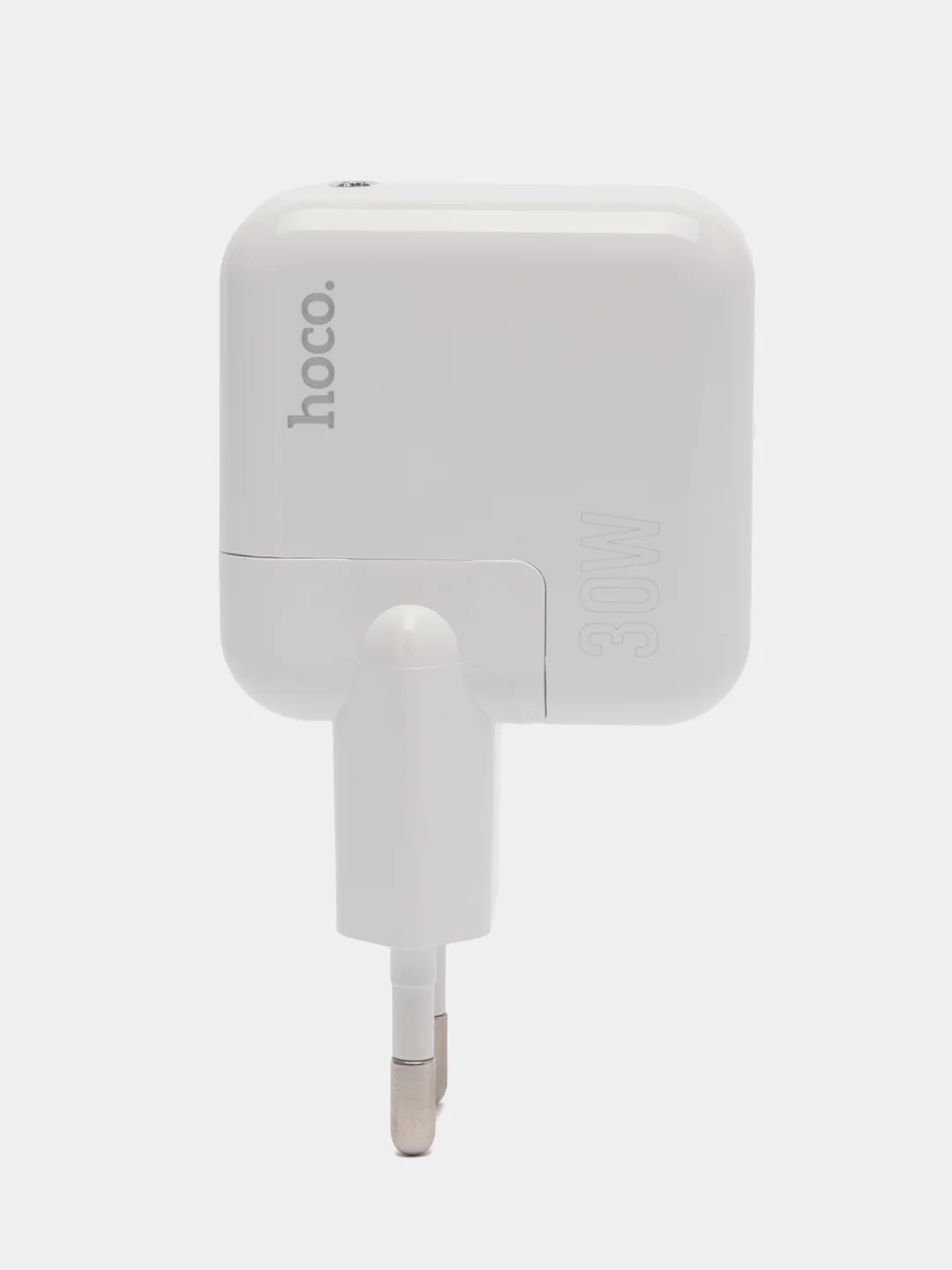 Белый зарядное устройство для iPhone и Android Hoco C112A, с быстрой зарядкой PD 30W, QC 3.0