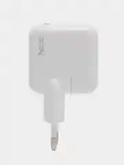 Белый зарядное устройство для iPhone и Android Hoco C112A, с быстрой зарядкой PD 30W, QC 3.0