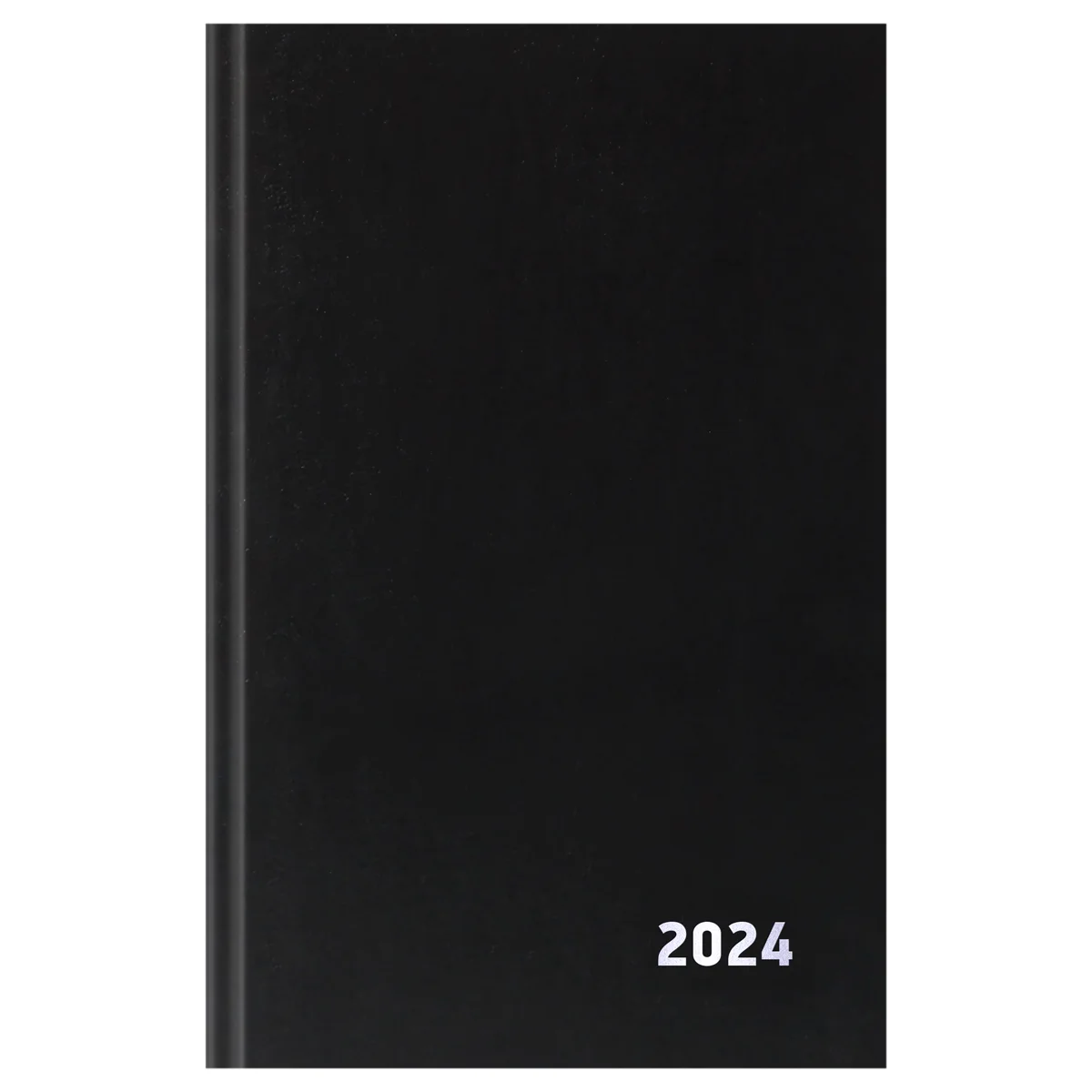 Зеленый ежедневник датированный 2024 г, А5, 168 л, бумвинил