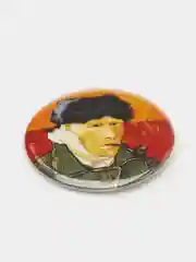 Бордовый значки коллекционные "Винсент ван Гог", фрагменты картин художника, 11 видов, 56 мм