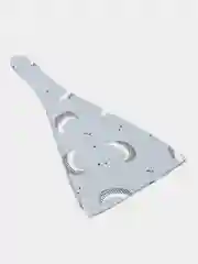 Синий меланж шапочка из хлопка
