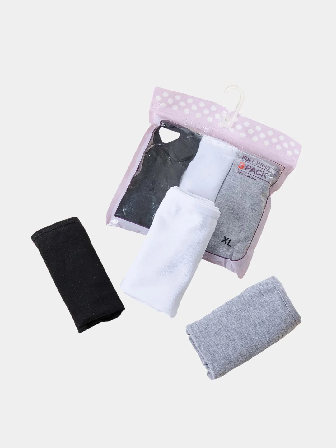 Комплект трусы женские DOMINANT Турция, брифы от XL до 3XL , 3 шт