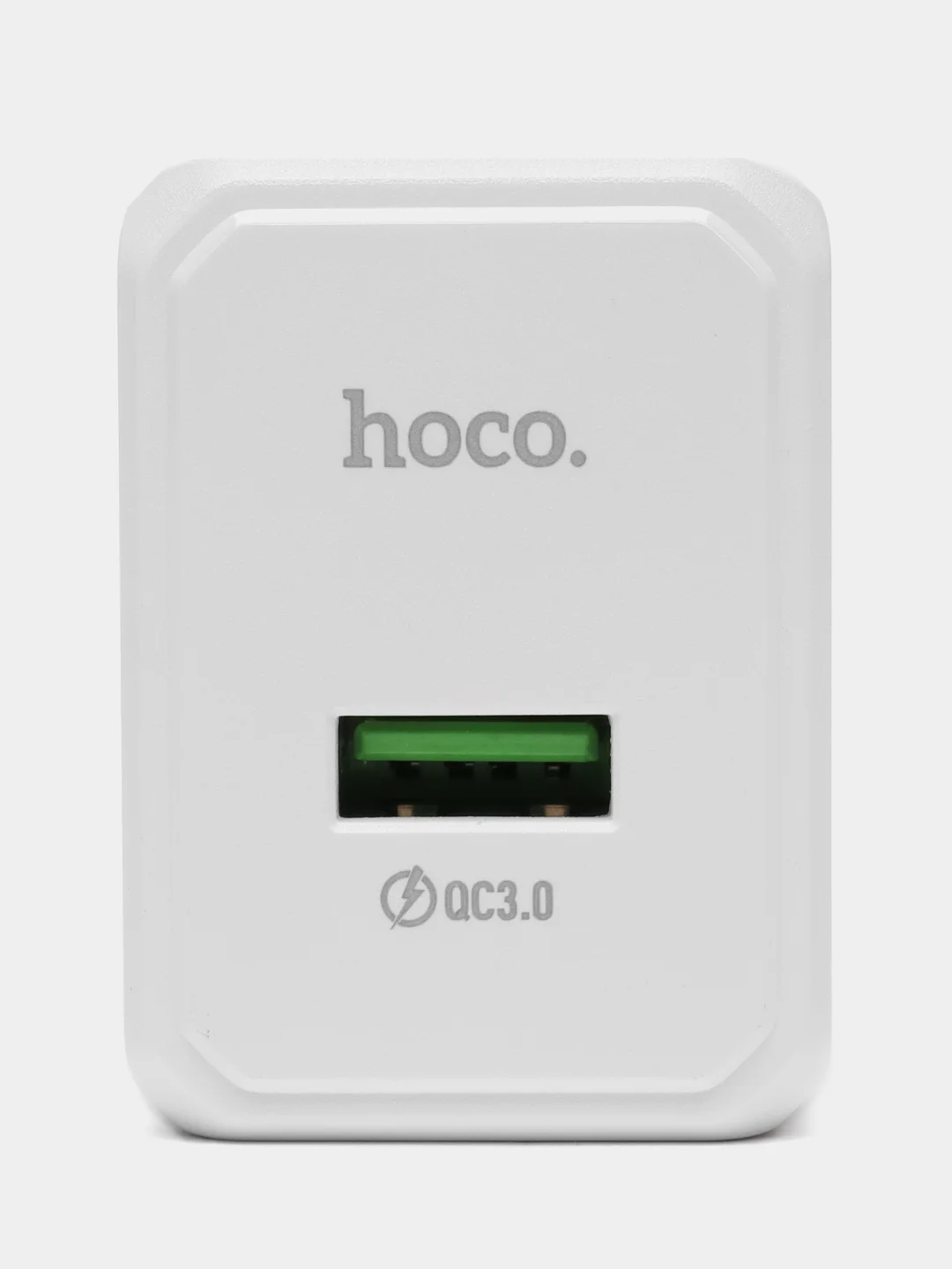 Белый сетевое зарядное устройство с быстрой зарядкой, QC3.0, 18W