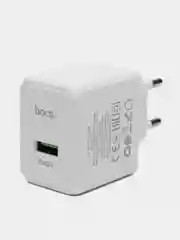 Белый сетевое зарядное устройство с быстрой зарядкой, QC3.0, 18W