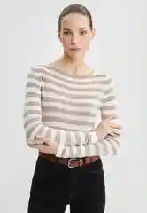 Бежевый джемпер женский Zarina