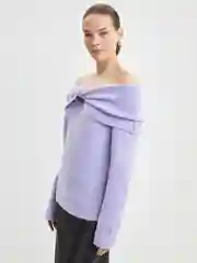 Сиреневый джемпер женский Zarina