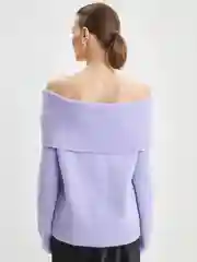 Сиреневый джемпер женский Zarina