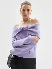 Сиреневый джемпер женский Zarina