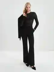Черный джемпер женский Zarina