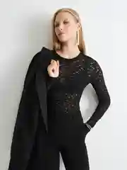 Черный джемпер женский Zarina