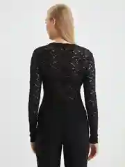 Черный джемпер женский Zarina