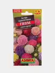 Семена Астра однолетняя "Гном", смесь сортов