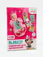 Розовый набор карточек для фотосессий "Наше чудо", 12 х 8 см