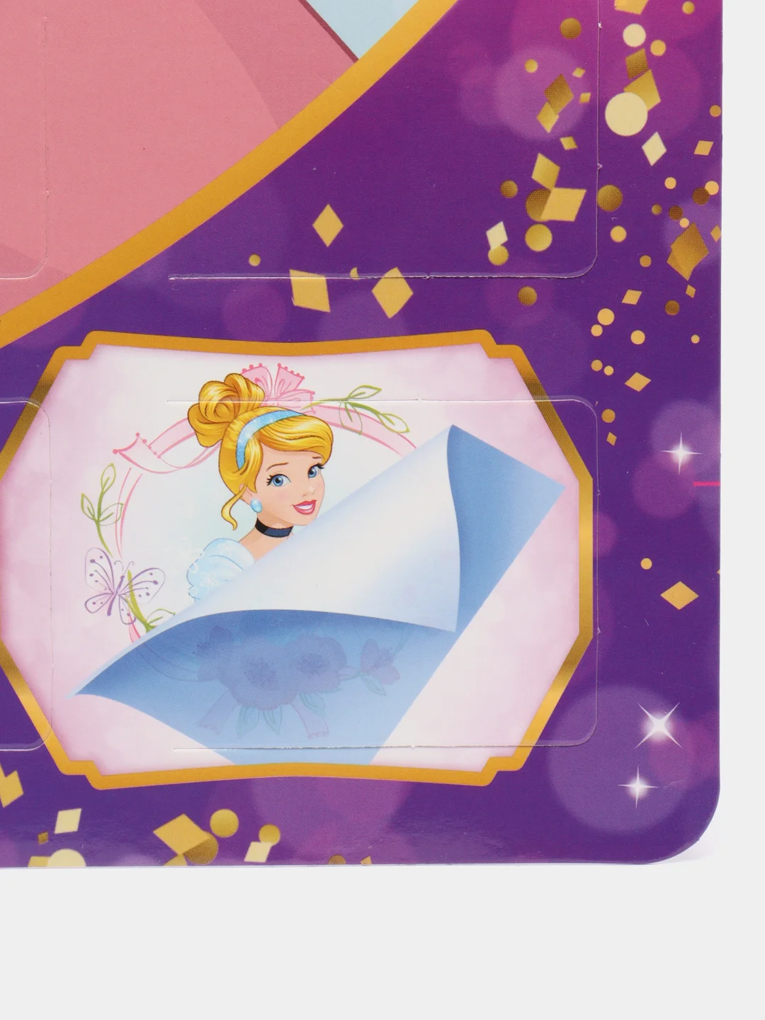 Адвент-календарь с детскими татуировками "Принцессы Disney: Рапунцель, Ариель, Золушка"