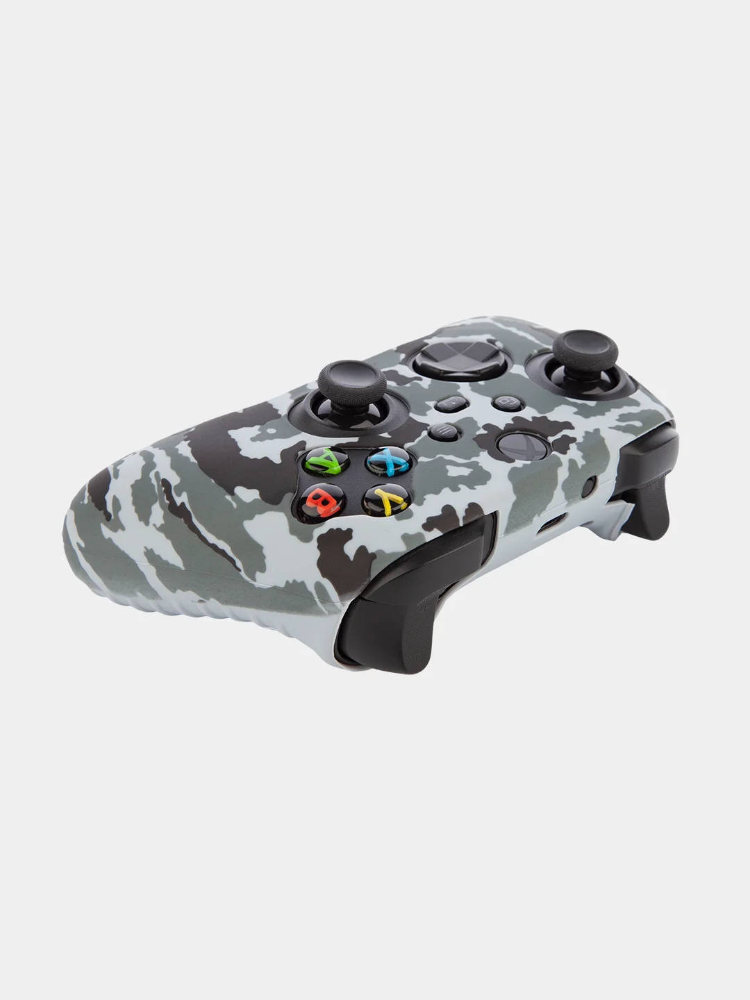 Серый защитный чехол для геймпада Xbox Series X / S силиконовый, накладка на джойстик-контроллер