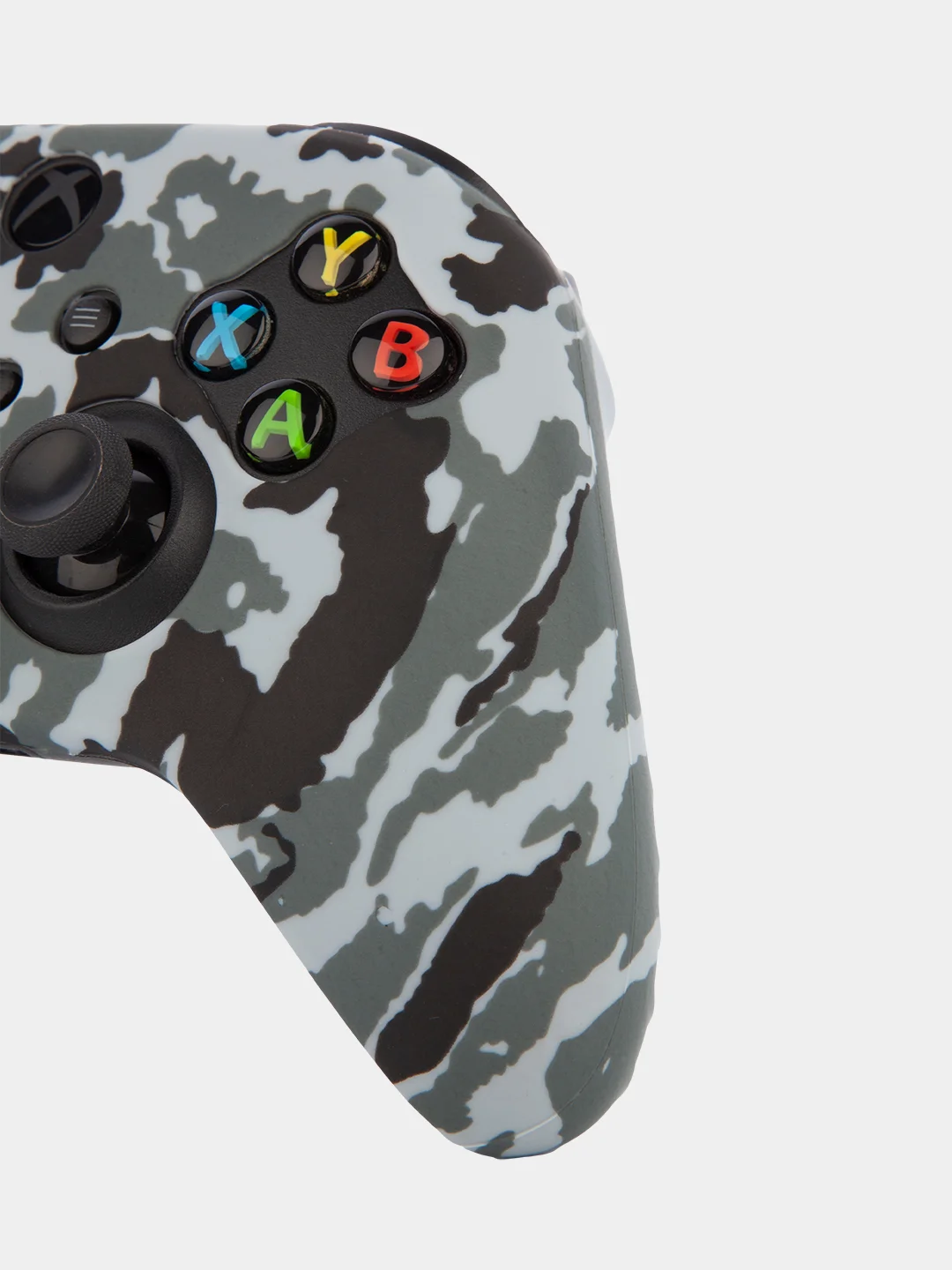 Серый защитный чехол для геймпада Xbox Series X / S силиконовый, накладка на джойстик-контроллер