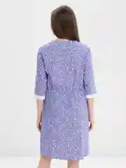 Розовый халат 7026