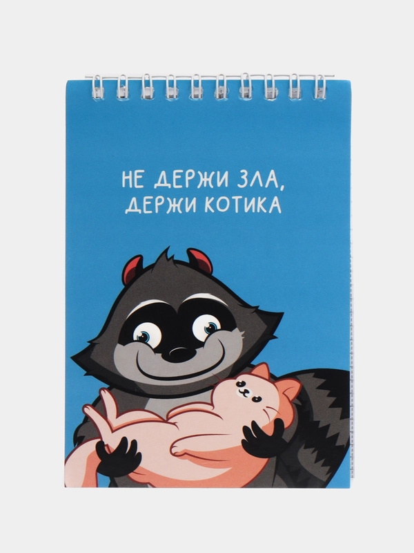 Блокнот "Енотик", 40 листов, формат А6