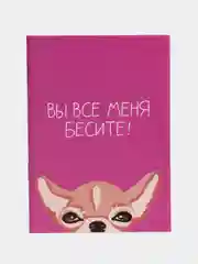 Блокнот "Бесите", 32 листа, формат А6