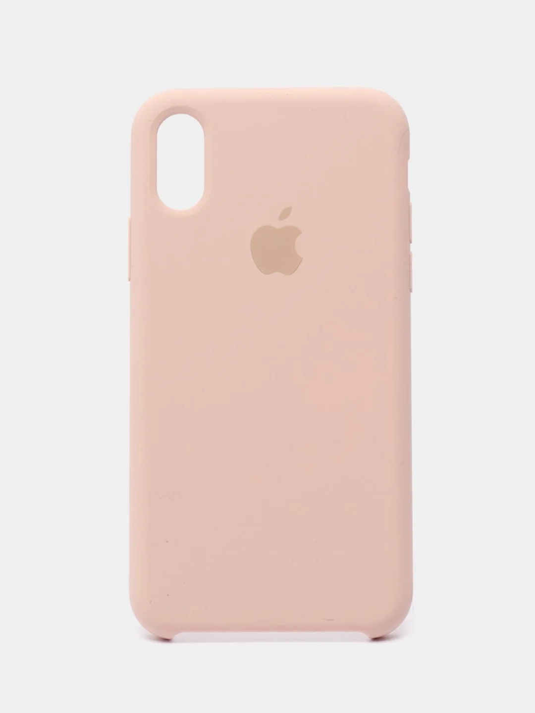 Кремовый чехол Silicone Case ( Чехол силиконовый ) для iPhone XS / XS MAX