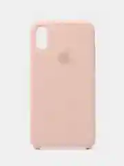 Кремовый чехол Silicone Case ( Чехол силиконовый ) для iPhone XS / XS MAX