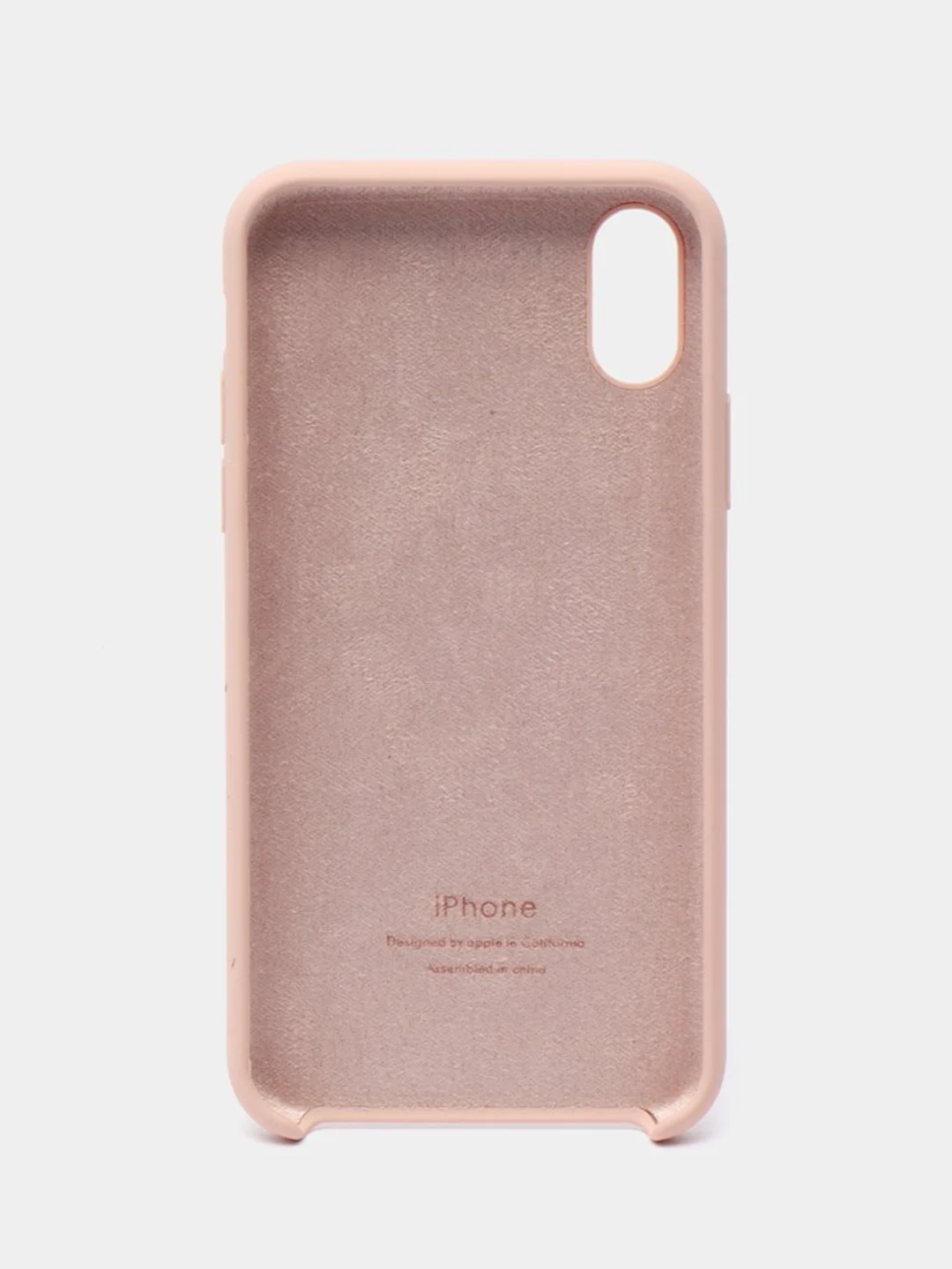 Кремовый чехол Silicone Case ( Чехол силиконовый ) для iPhone XS / XS MAX