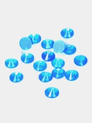 Неоновые стразы, синие, холодной фиксации (Neon blue), стекло, размеры ss12 - ss30