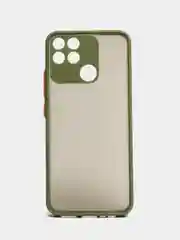 Салатовый чехол Realme NARZO 50A, Realme C25, Realme C25S, Realme C12 с защитой камеры