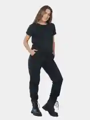 Брюки женские KLERY из футера, черные