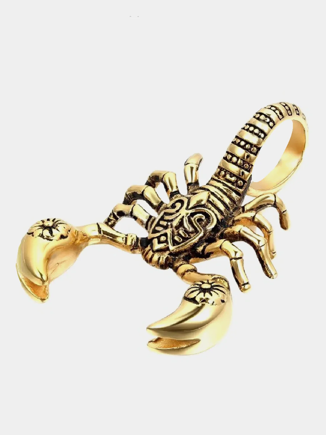 Желтый scorpio подвеска на вощеном шнуре