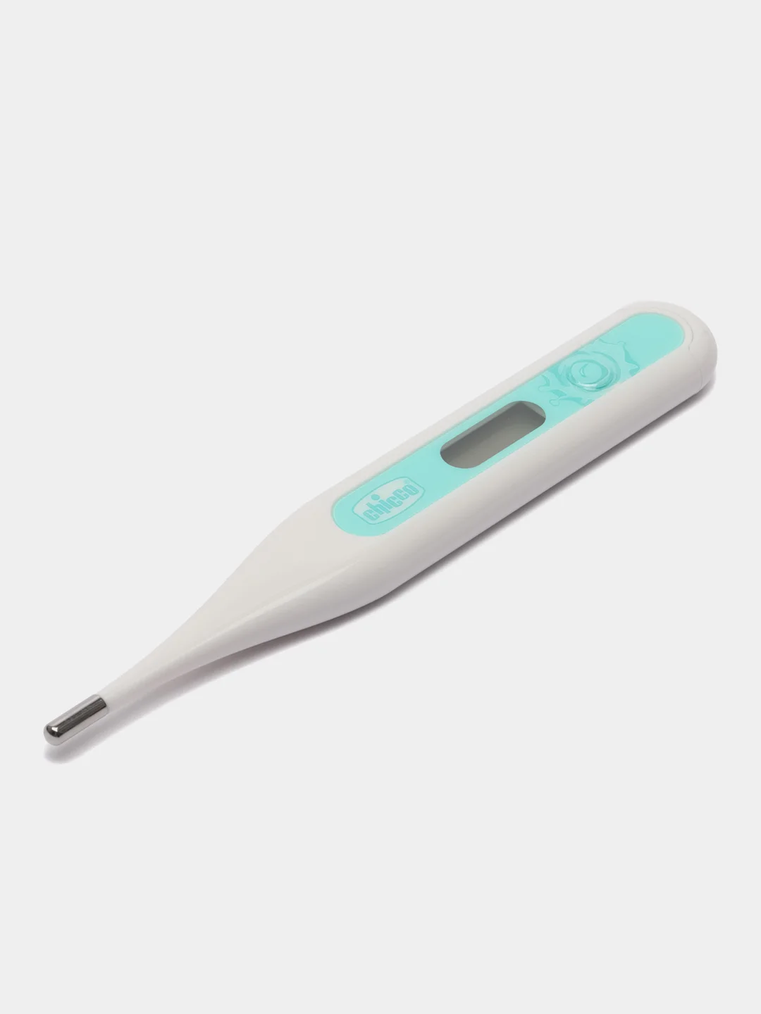 Бирюзовый chicco термометр педиатрический DigiBaby 3 в 1, цифровой, в футляре, 0 мес