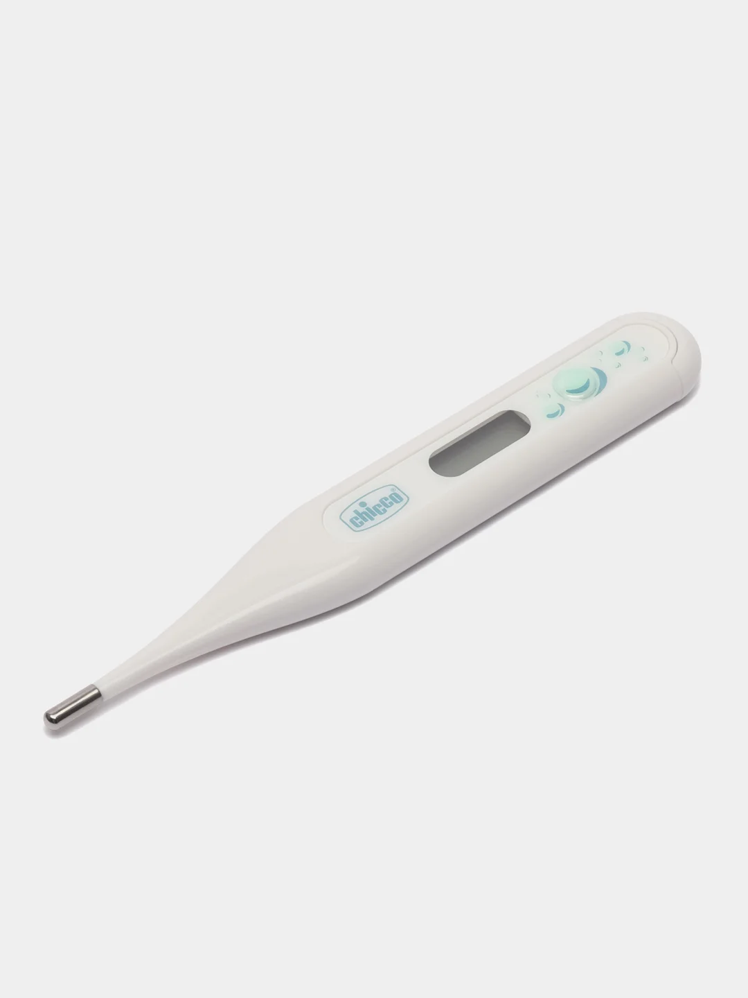 Белый chicco термометр педиатрический DigiBaby 3 в 1, цифровой, в футляре, 0 мес