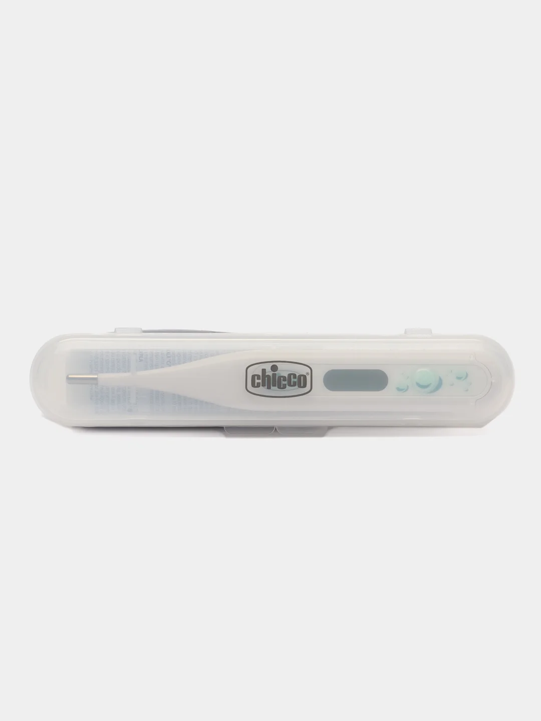 Белый chicco термометр педиатрический DigiBaby 3 в 1, цифровой, в футляре, 0 мес