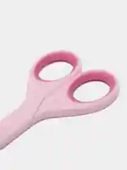 CHICCO Ножницы детские, из нержавеющей стали, с закругленными концами, розовые, 0 месяцев+