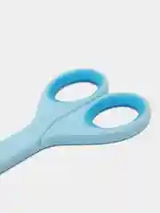 CHICCO Ножницы детск., из нерж. стали, с закругл.концами, голуб., 0 мес. +