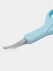 CHICCO Ножницы детск., из нерж. стали, с закругл.концами, голуб., 0 мес. +