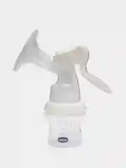 Chicco молокоотсос ручной, с бутылочкой, Natural Feeling, без соски