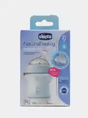 Бутылочка CHICCO Natural Feeling,0мес.+, сил. соска с флексорами, 150 мл, голубая