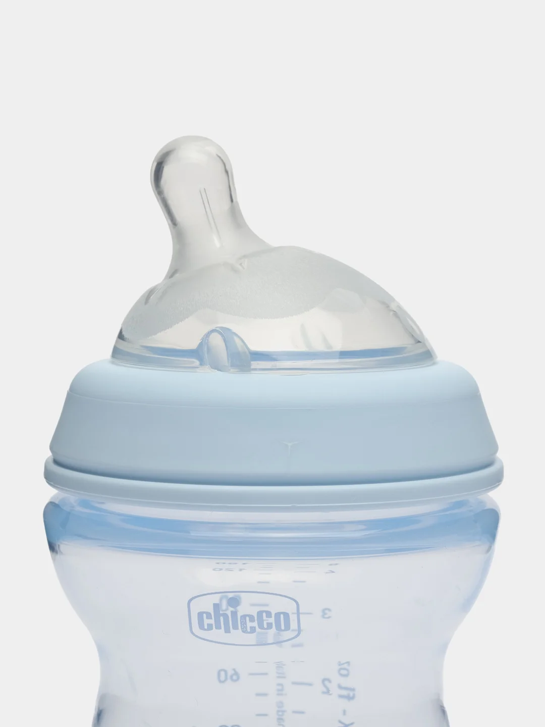 Бутылочка CHICCO Natural Feeling,0мес.+, сил. соска с флексорами, 150 мл, голубая
