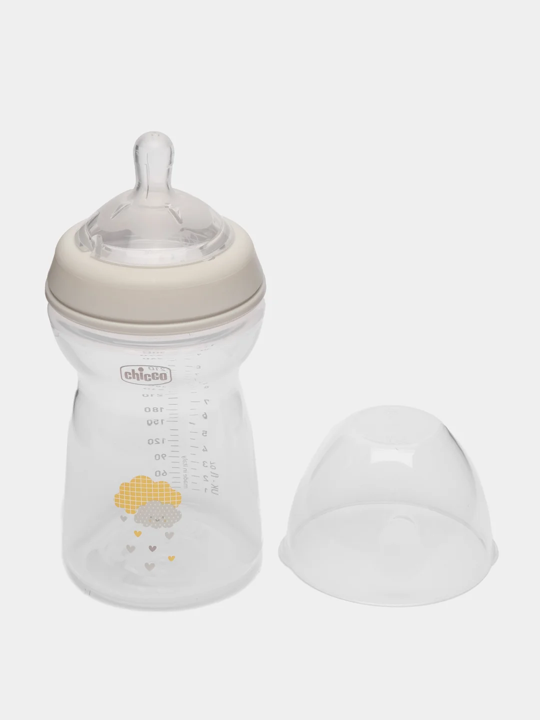 Бутылочка CHICCO Natural Feeling, 6 мес. +, сил.соска с флексорами, 330 мл