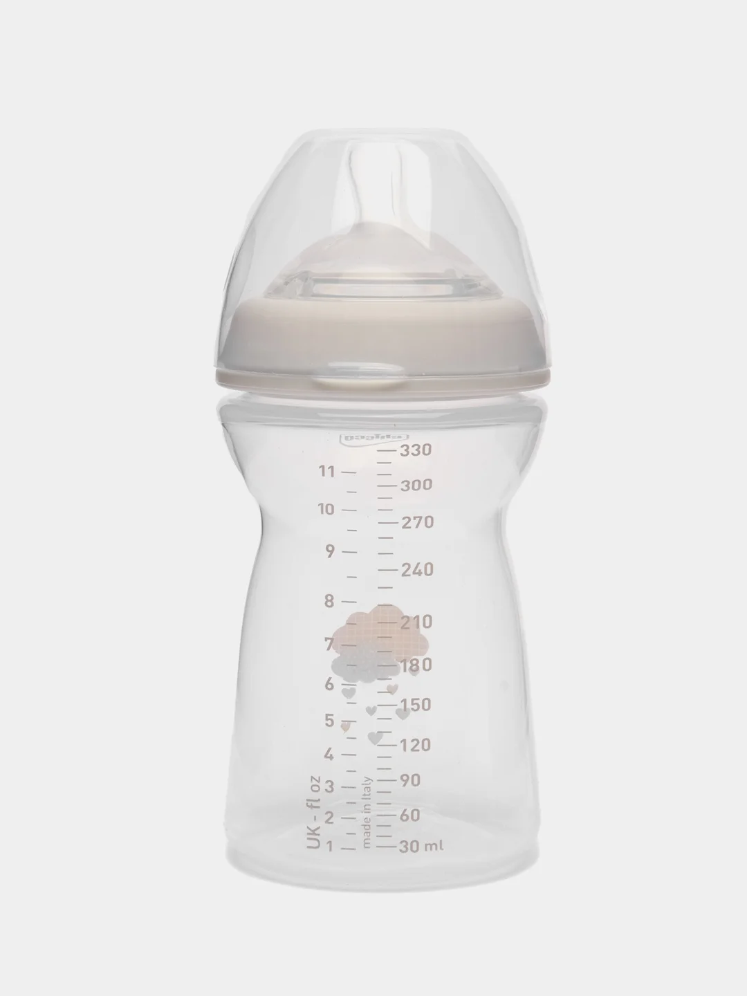 Бутылочка CHICCO Natural Feeling, 6 мес. +, сил.соска с флексорами, 330 мл