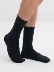 Черный носки мужские, тёплые, махровые, осень-зима