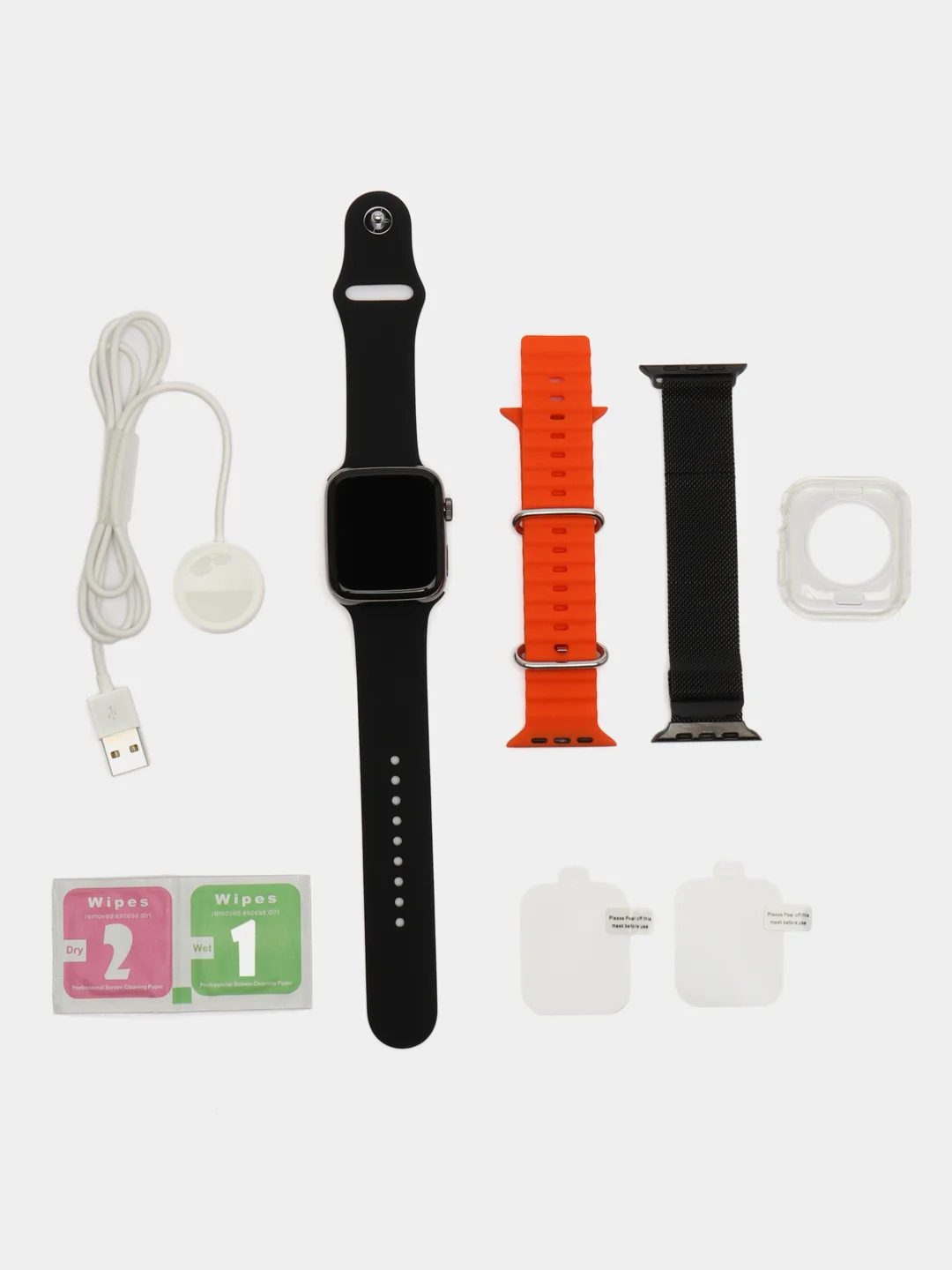 Черный умные смарт-часы Smart Watch S9 Jet Black, фитнес трекер