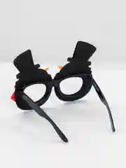 Белый новогодние очки снеговик, дед мороз, новый год, олень, елка новогодний костюм аксессуары