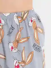 Серый женский костюм домашний, пижама, комплект из хлопка