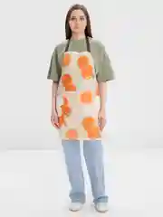 Коралловый меланж фартук водонепроницаемый кухонный , фартук для кухни. Фартук грязеотталкивающий