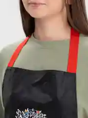 Черный фартук для кухни, непромокаемый, пасхальный фартук